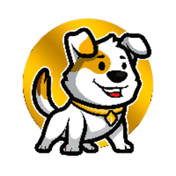 Logo Doge Gold Floki