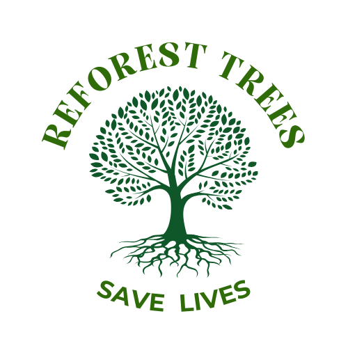 Logo Green Horizon: Reforest Trees Symphony Of Change Through Reforestation